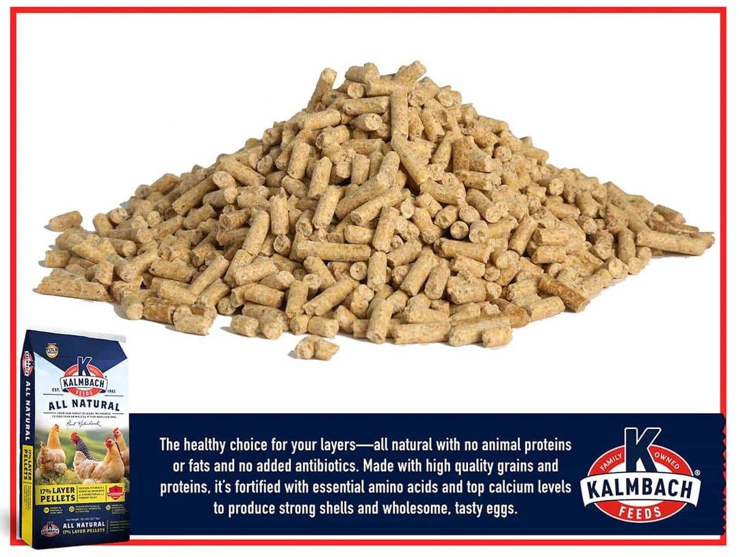 Kalmbach 17% Layer Pellets Chicken Multi Sizes, Size: 50lb