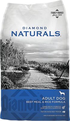Diamond Naturals Beef Meal &amp; Rice Formula Adult Dry Dog Food, 40-lb bag