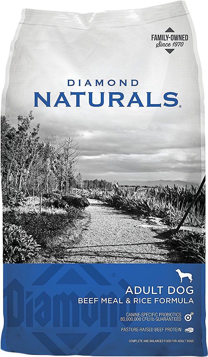 Diamond Naturals Beef Meal &amp; Rice Formula Adult Dry Dog Food, 40-lb bag, Size: 40lb