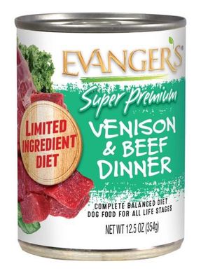 Evanger's Venison &amp; Beef Super Premium Dinner for Dogs