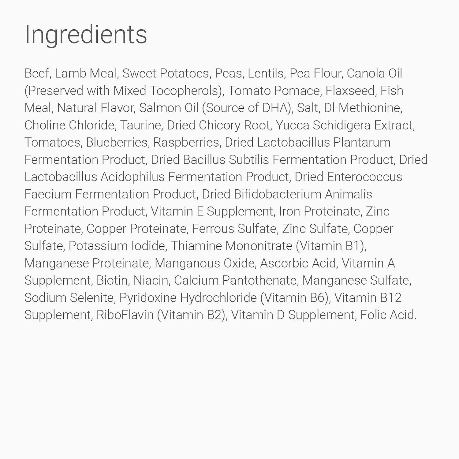 Diamond Naturals Grain-Free Beef &amp; Sweet Potato Formula Dry Dog Food