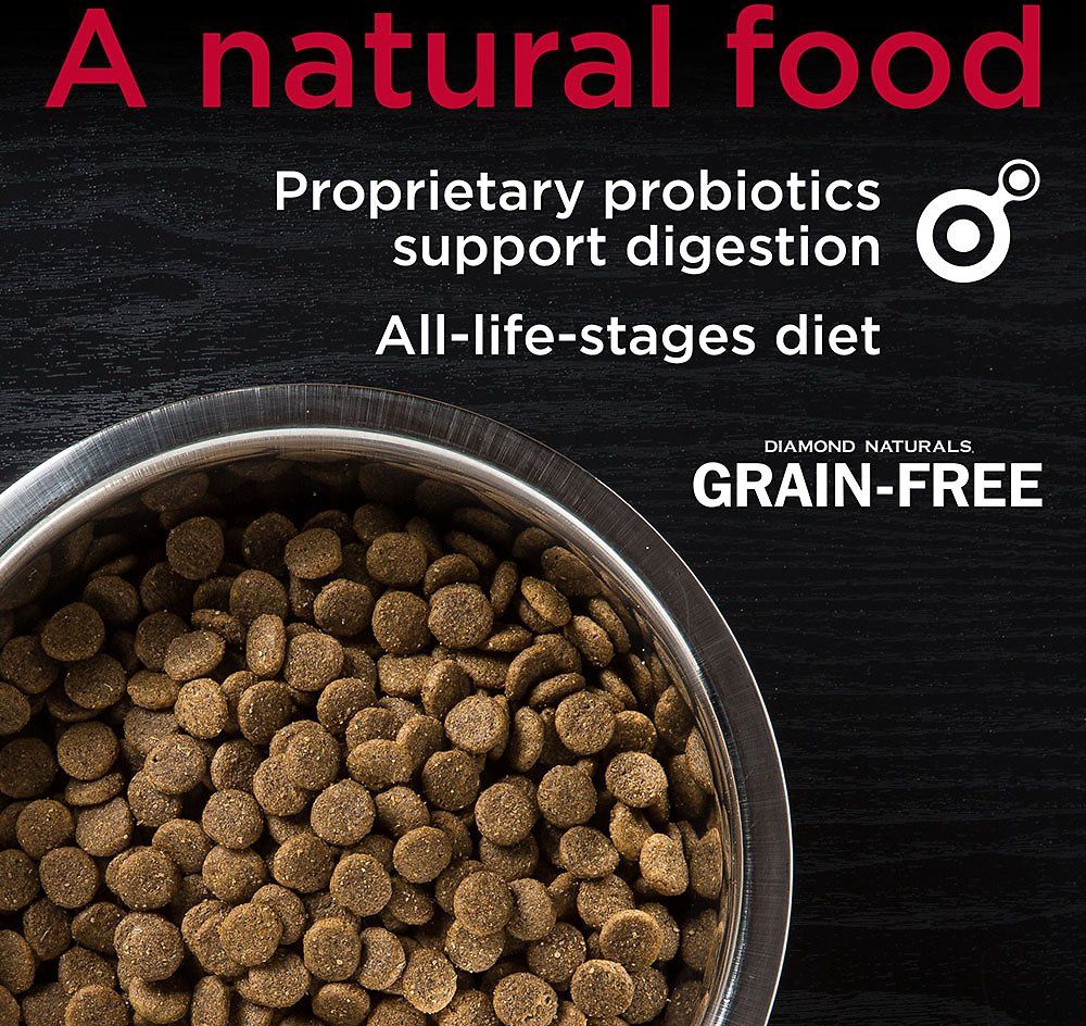 Diamond Naturals Grain-Free Beef &amp; Sweet Potato Formula Dry Dog Food