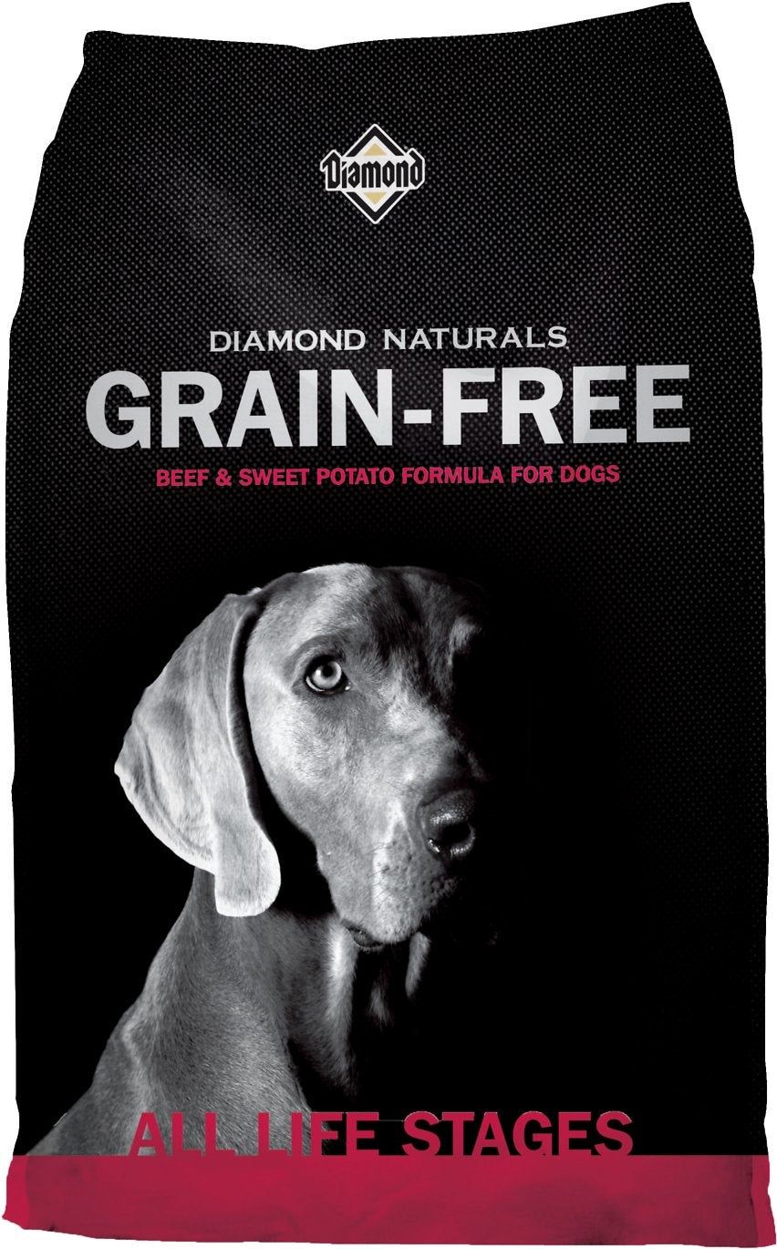Diamond Naturals Grain-Free Beef &amp; Sweet Potato Formula Dry Dog Food, Size: 5Lb