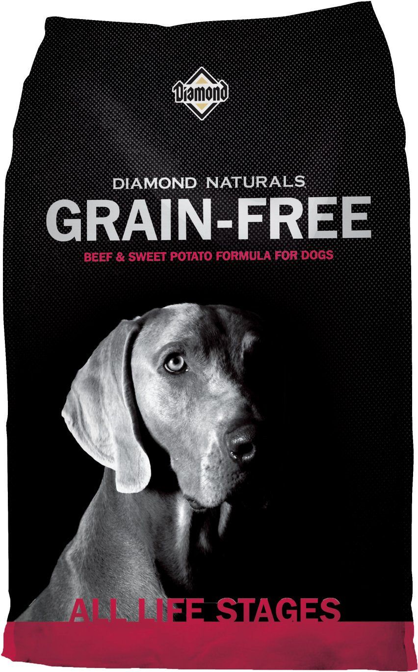 Diamond Naturals Grain-Free Beef &amp; Sweet Potato Formula Dry Dog Food, Size: 5Lb