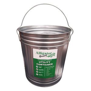 Alligator Gal Galvanized Can w/ LId, Size: 10 gallon