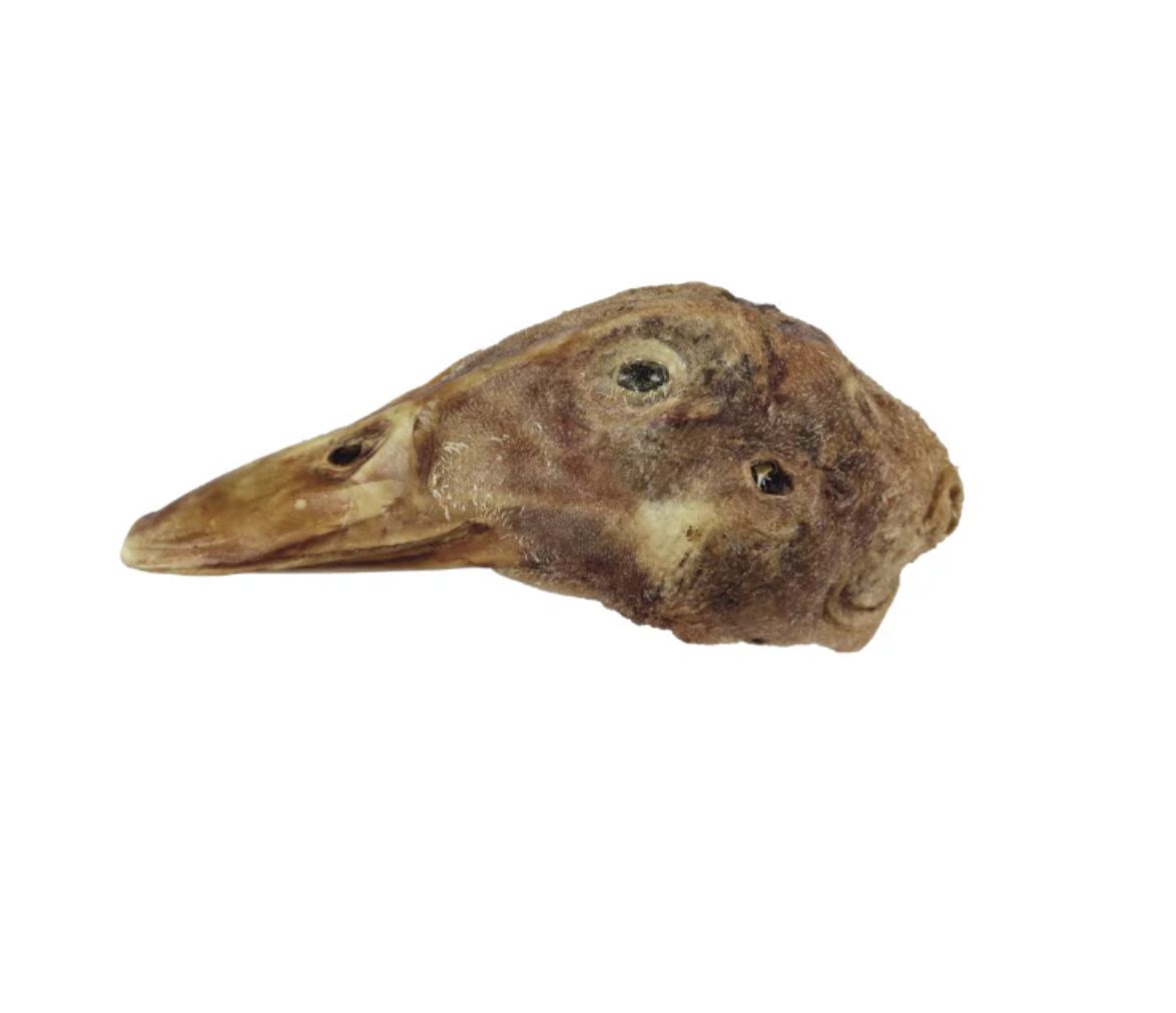 Goose Head Dehydrated Dog Chew Treat