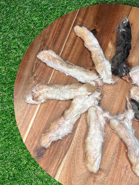 Rabbit Feet with Fur, Single IngredientTreat