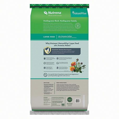 NatureWise Layer Pellet 17% Chicken Feed 50lb bag