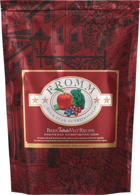 Fromm Four-Star Nutritionals Beef Frittata Veg Dry Dog Food, 26-lb