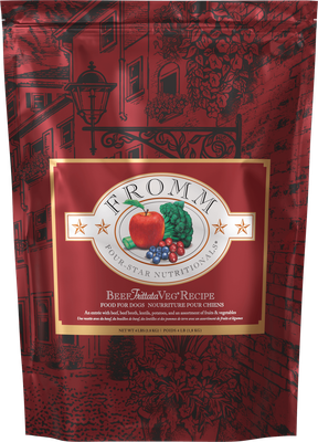 Fromm Four-Star Nutritionals Beef Frittata Veg Dry Dog Food, 26-lb