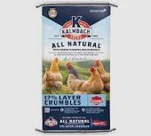 Kalmbach 17% Layer Crumble Chicken Feed, 50 lb bag