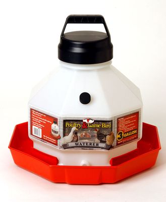 Little Giant Poultry &amp; Gamebird Waterer, 3 Gallon