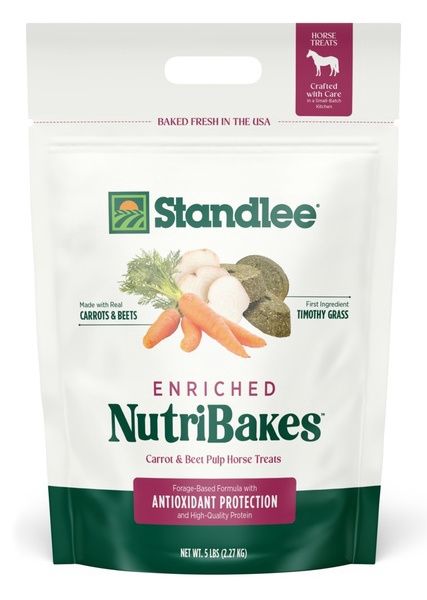 Standlee NutriBakes Carrot &amp; Beet Pulp Horse Treats, 5 lb bag