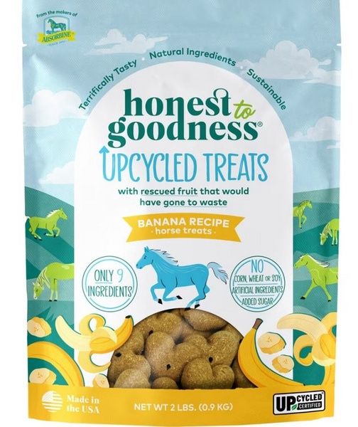Honest To Goodness Upcycled Horse Treats Banana, 2 lb bag