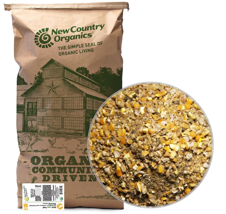 New Country Organics Layer Duck Feed Soy Free, 40-lb bag