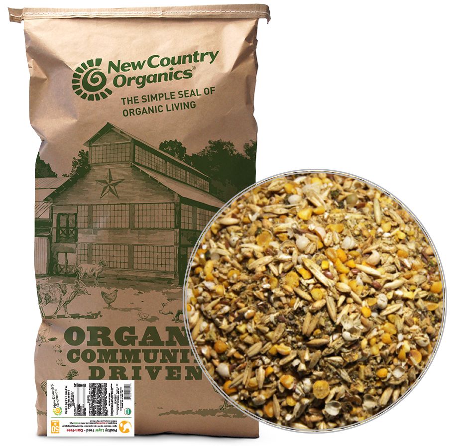 New Country Organics Soy Free Corn-Free Layer Chicken Feed, 50-lb bag