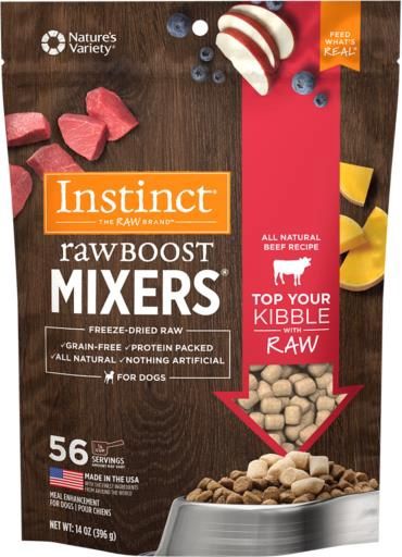Instinct Raw Boost Mixers Beef Dog 14 oz