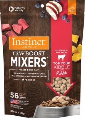 Instinct Raw Boost Mixers Beef Dog 14 oz