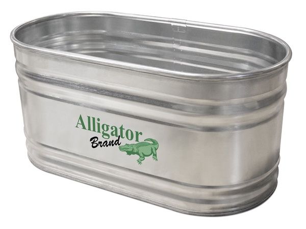 Stock Tank Galvanized 102-Gallon, 2x2x4