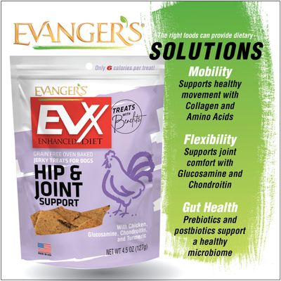 Evanger's EVX Hip &amp; Joint Chicken, 4.5 oz