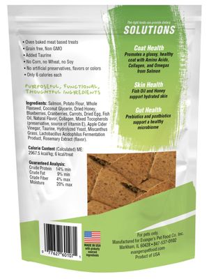 Evanger's EVX Skin &amp; Coat Support Jerky Dog Treats, 4.5 ox