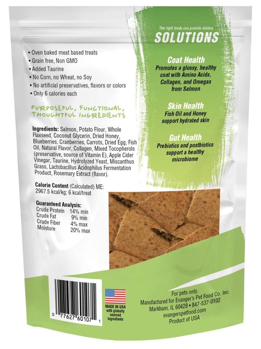 Evanger's EVX Skin &amp; Coat Support Jerky Dog Treats, 4.5 ox