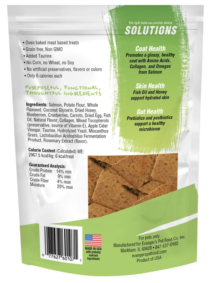 Evanger's EVX Skin &amp; Coat Support Jerky Dog Treats, 4.5 ox
