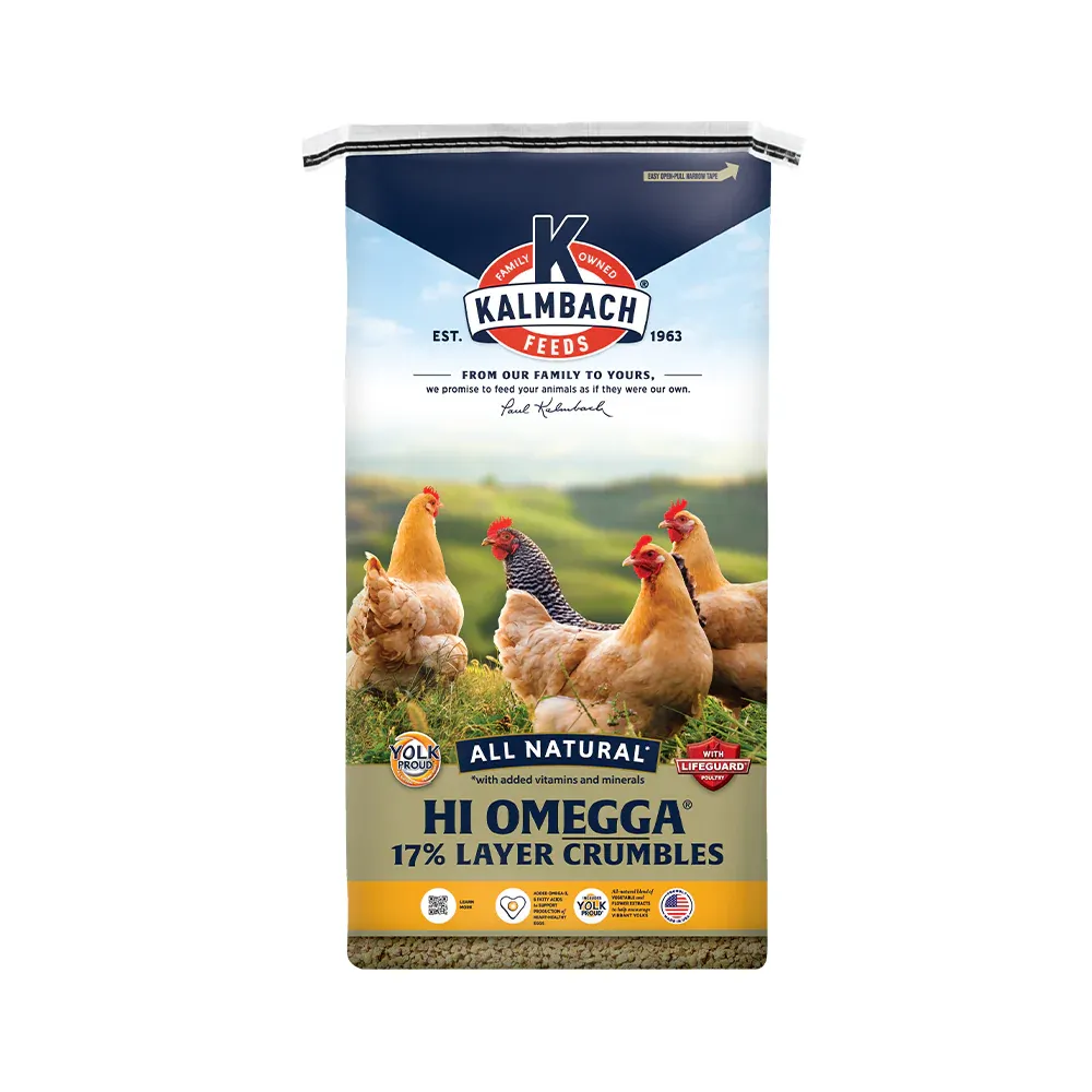 Kalmbach Hi Omega Crumble, 50 lb bag