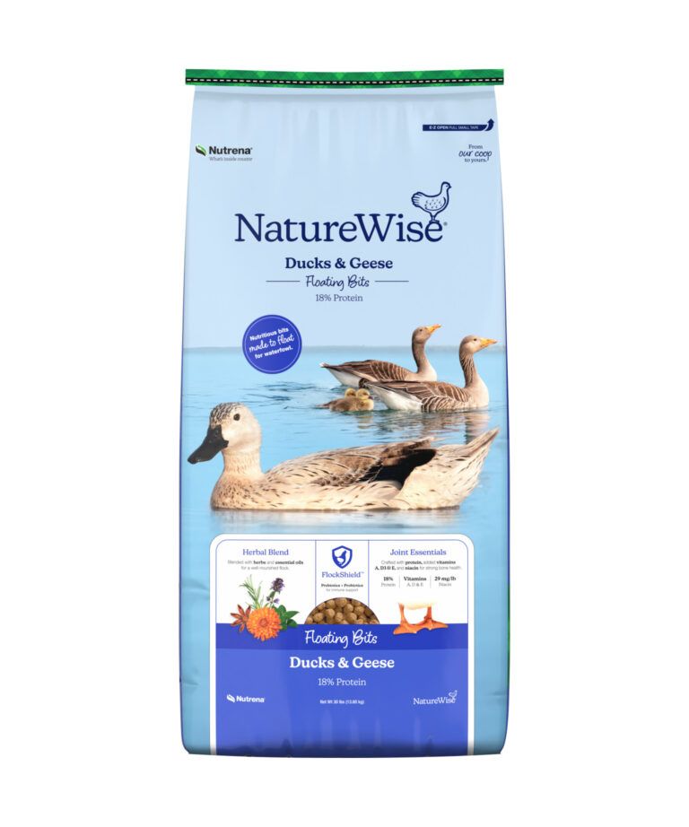 Naturewise Duck &amp; Geese 18% Floating Bits, 30 lb bag