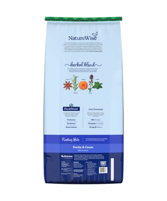 Naturewise Duck &amp; Geese 18% Floating Bits, 30 lb bag