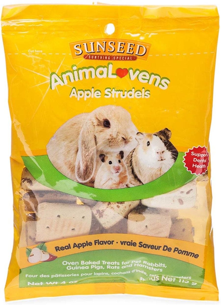 Sun Seed AnimaLovens Apple Strudels Small Animal Treats, 4 oz