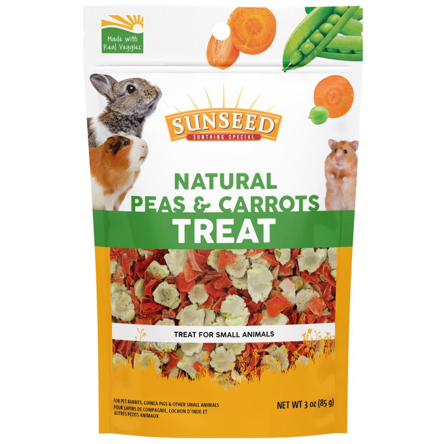 Sun Seed Peas &amp; Carrot Small Animal Treat, 3.5 oz
