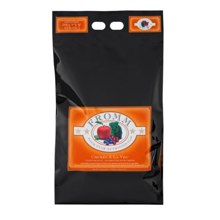 Fromm Four-Star Chicken À La Veg Recipe Food For Dogs, Size: 26 lb bag