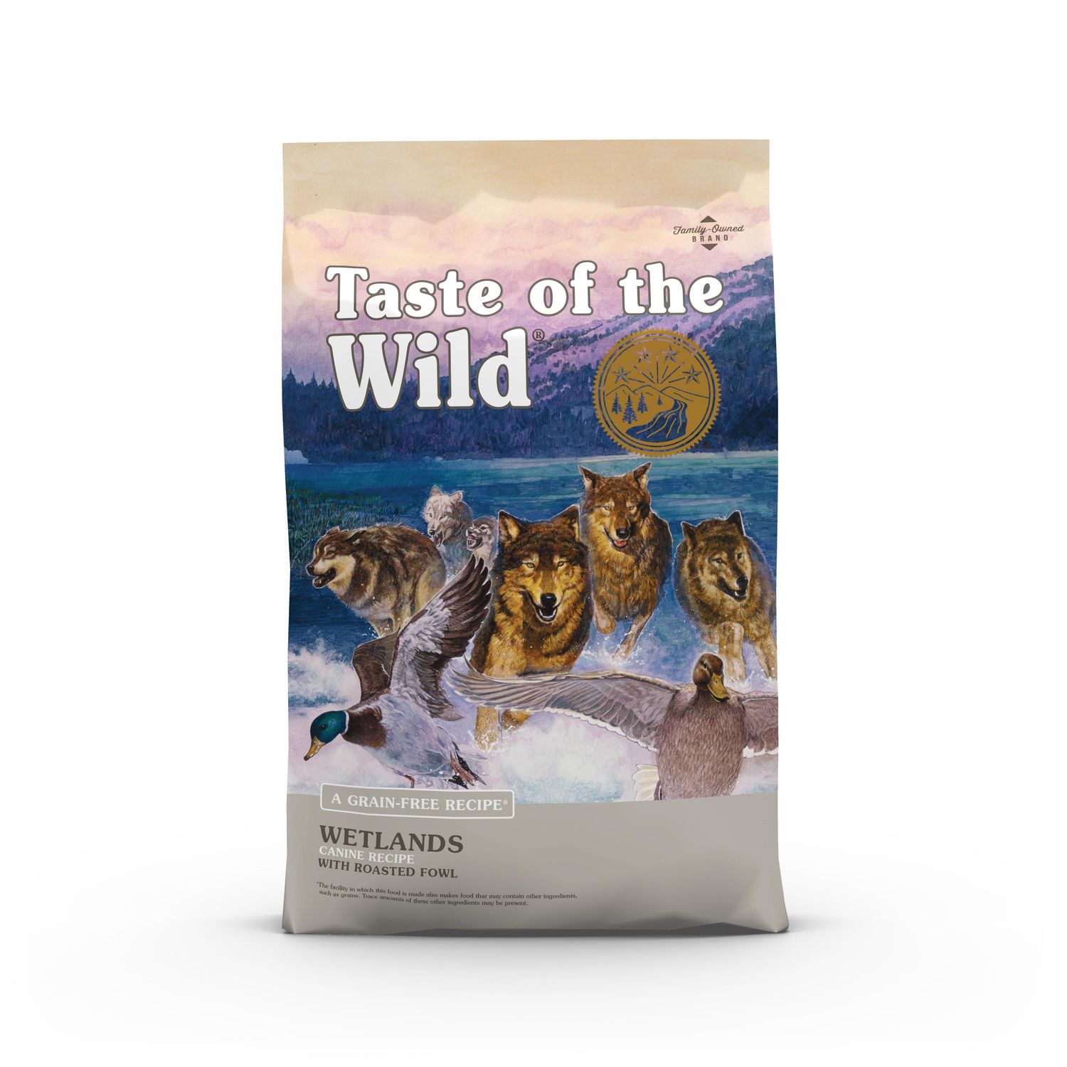 Taste of the Wild Wetlands Roasted Wild Fowl Dry Dog Food, Size: 5 lb bag