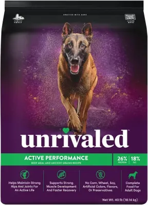 Unrivaled Active Performance 24/14 Dry Dog Food, 40 lb bad