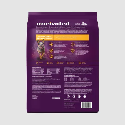 Unrivaled Chicken Meal &amp; Brown Rice 24/14 Dog Food, 40 lb bag
