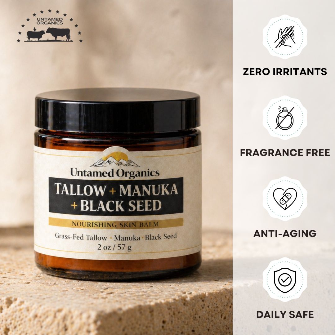 Tallow, Manuka, Black Seed &amp; Frankincense Skin Balm