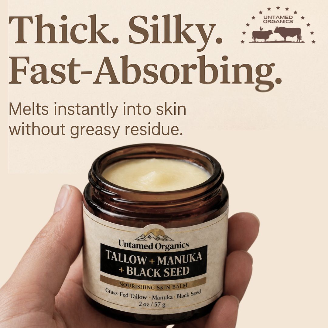 Tallow, Manuka, Black Seed &amp; Frankincense Skin Balm