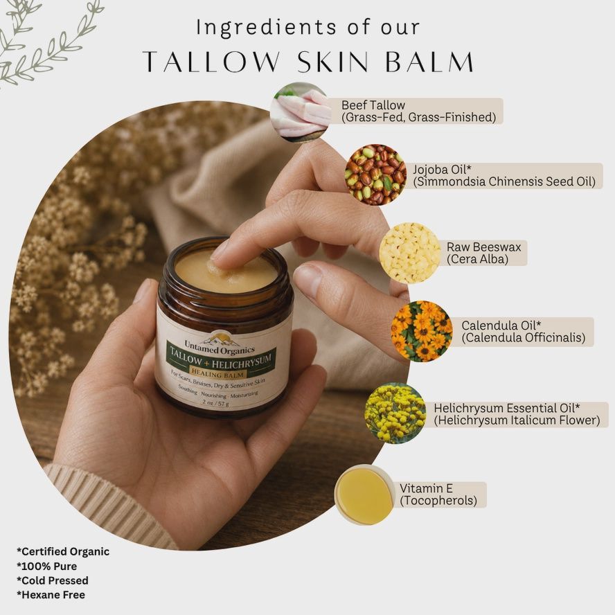 Tallow + Helichrysum Healing Balm,