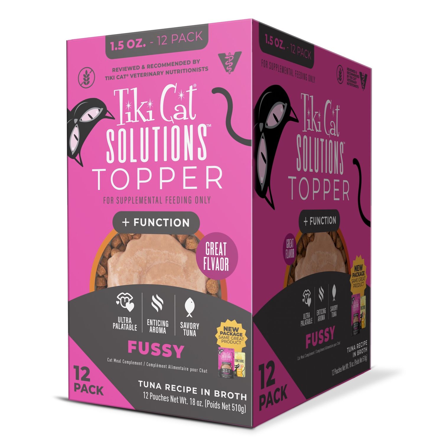 Tiki Cat Fussy Duck Liver &amp; Egg Solutions Mousse, Size: Single Pouch, 2.4 oz