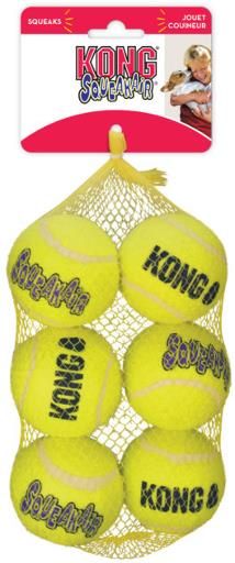 Kong SqueakAir Balls Medium, 6 pack
