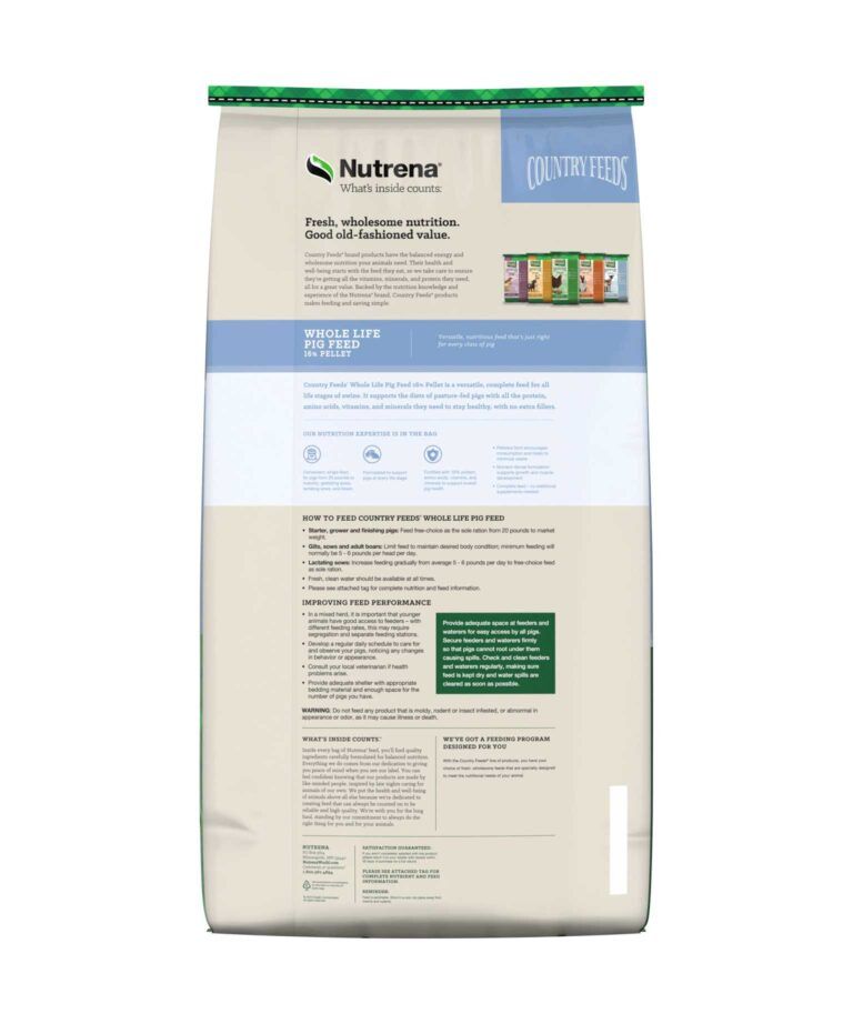 Country Feeds Whole Life Pig Feed 16%, 50