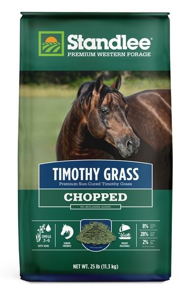 Standlee Chopped Timothy 8% Protein 28% Fiber 2% Fat - 25 lb Bag