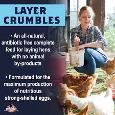 Kalmbach Feeds All Natural 17% Protein Layer Crumbles Chicken Feed, 50-lb bag