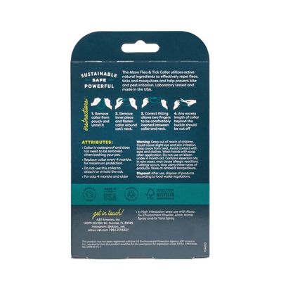 Alzoo Flea &amp; Tick Cat Collar