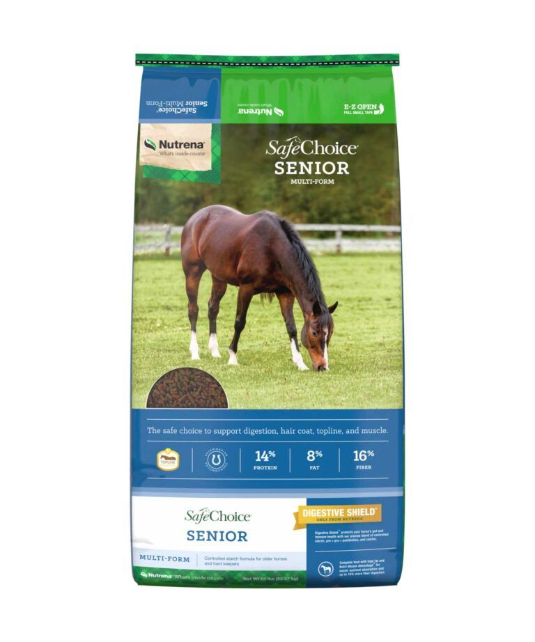 Nutrena SafeChoice Multi Form Senior Horse Feed, 50 lb. Bag