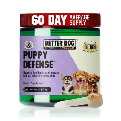 Better Dog Puppy Defense Powder Supplement, 4 oz