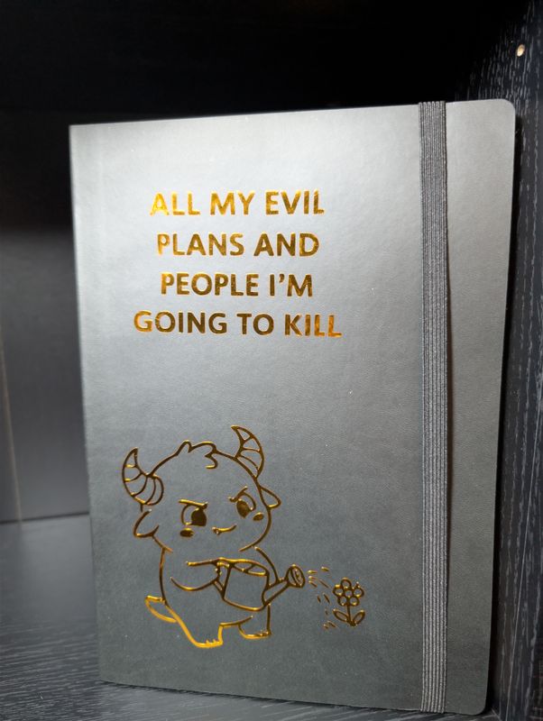 Notizbuch „Evil Plans“