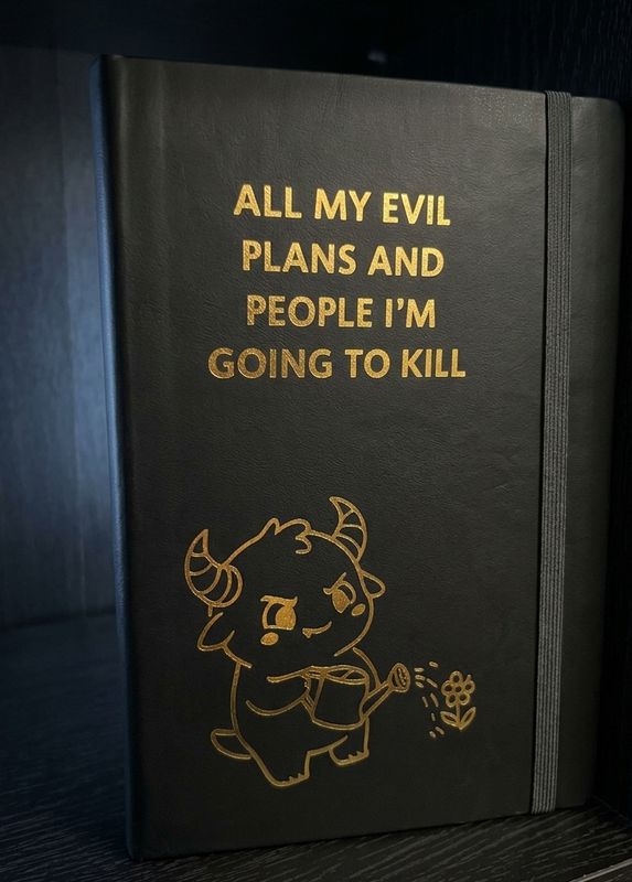 Notizbuch „Evil Plans“