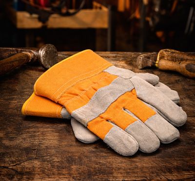 Leather Work Gloves